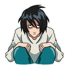 Стикер из набора Death Note