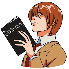 Стикер 6 из набора Death Note