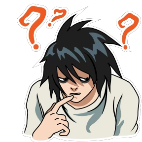 Стикер 13 из набора Death Note