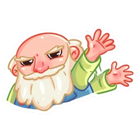 Стикер 5 из набора Дед