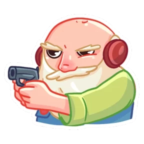 Стикер 3 из набора Дед