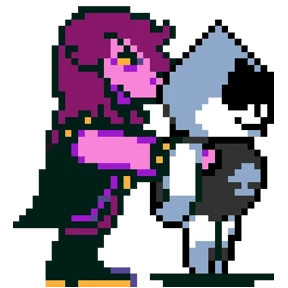 Стикер из набора Deltarune