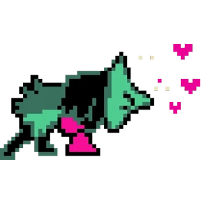 Стикер из набора Deltarune