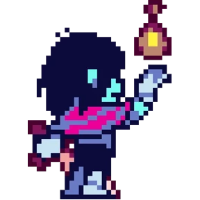 Стикер 7 из набора Deltarune