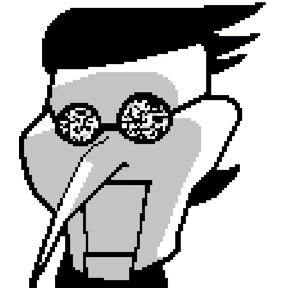 Стикер 10 из набора Deltarune
