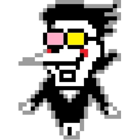 Стикер 18 из набора Deltarune
