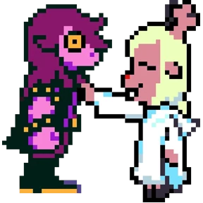 Стикер 24 из набора Deltarune