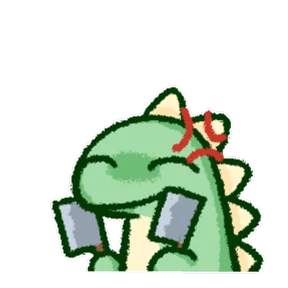 Стикер из набора dinosaur