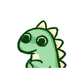 Стикер из набора dinosaur