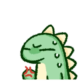 Стикер из набора dinosaur