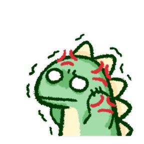 Стикер 3 из набора dinosaur