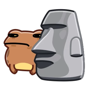 Стикер из набора Disgruntled Toad
