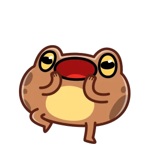Стикер из набора Disgruntled Toad