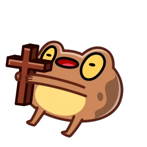 Стикер 9 из набора Disgruntled Toad