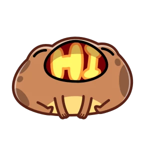 Стикер 11 из набора Disgruntled Toad
