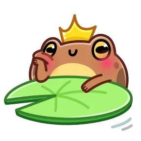 Стикер 13 из набора Disgruntled Toad