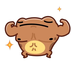 Стикер 14 из набора Disgruntled Toad