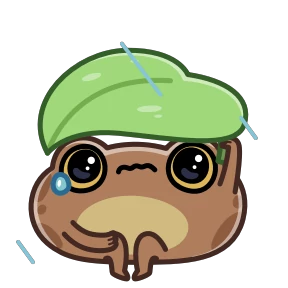 Стикер 17 из набора Disgruntled Toad