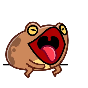 Стикер 18 из набора Disgruntled Toad