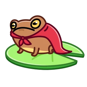 Стикер 20 из набора Disgruntled Toad