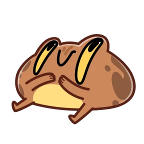 Стикер 24 из набора Disgruntled Toad