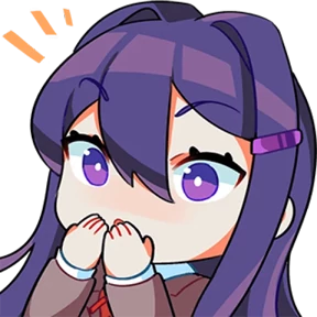Стикер из набора Doki Doki Literature Club