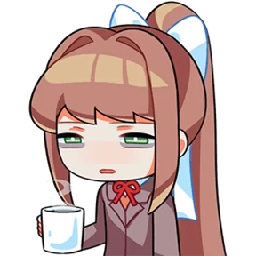 Стикер из набора Doki Doki Literature Club