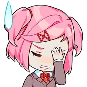 Стикер 6 из набора Doki Doki Literature Club