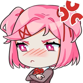 Стикер 12 из набора Doki Doki Literature Club