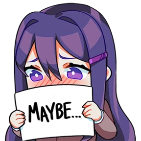 Стикер 13 из набора Doki Doki Literature Club