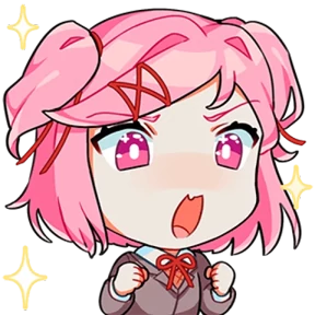 Стикер 16 из набора Doki Doki Literature Club