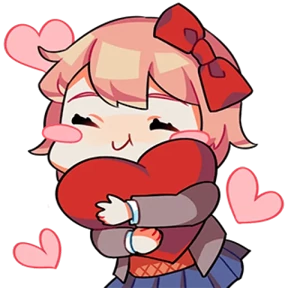 Стикер 18 из набора Doki Doki Literature Club