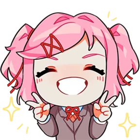 Стикер 20 из набора Doki Doki Literature Club