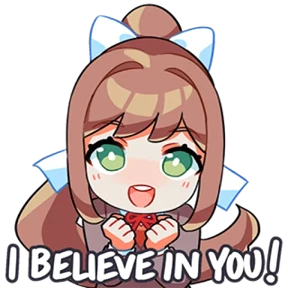 Стикер 25 из набора Doki Doki Literature Club