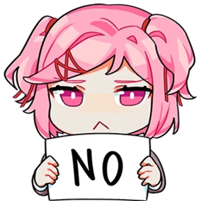 Стикер 30 из набора Doki Doki Literature Club