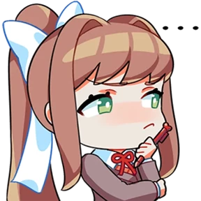 Стикер 31 из набора Doki Doki Literature Club
