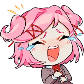 Стикер 32 из набора Doki Doki Literature Club