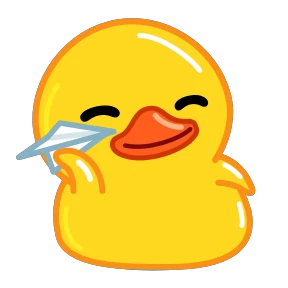 Стикер из набора Duck