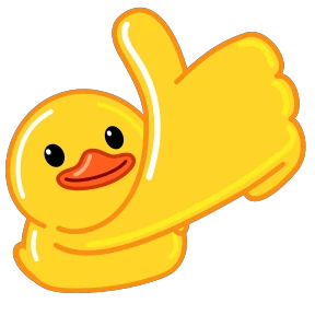 Стикер из набора Duck