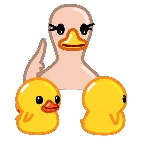 Стикер 10 из набора Duck