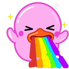 Стикер 1 из набора Duck