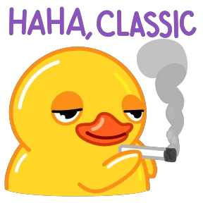 Стикер 19 из набора Duck