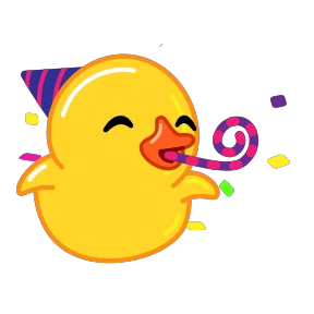 Стикер 21 из набора Duck