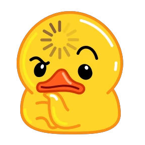 Стикер 22 из набора Duck