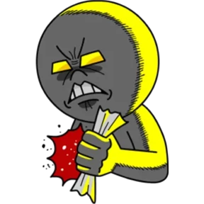 Стикер 6 из набора Edition Mad Angry Line