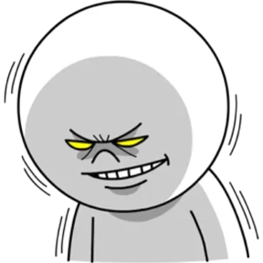Стикер 10 из набора Edition Mad Angry Line