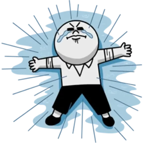 Стикер 12 из набора Edition Mad Angry Line
