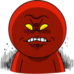 Стикер 13 из набора Edition Mad Angry Line