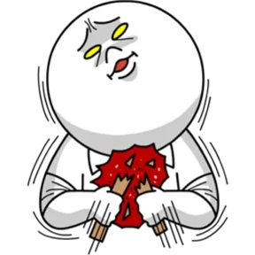 Стикер 1 из набора Edition Mad Angry Line