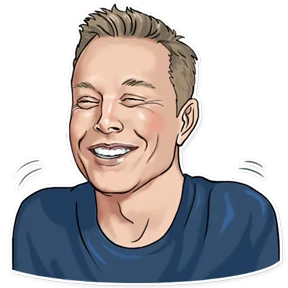 Стикер 8 из набора Elon Musk